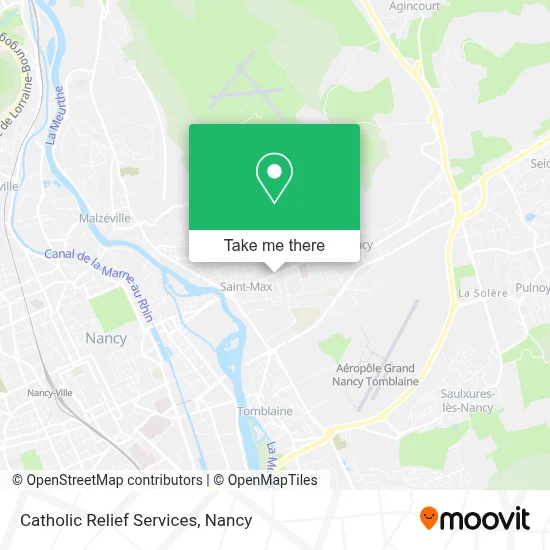 Secours Catholique map