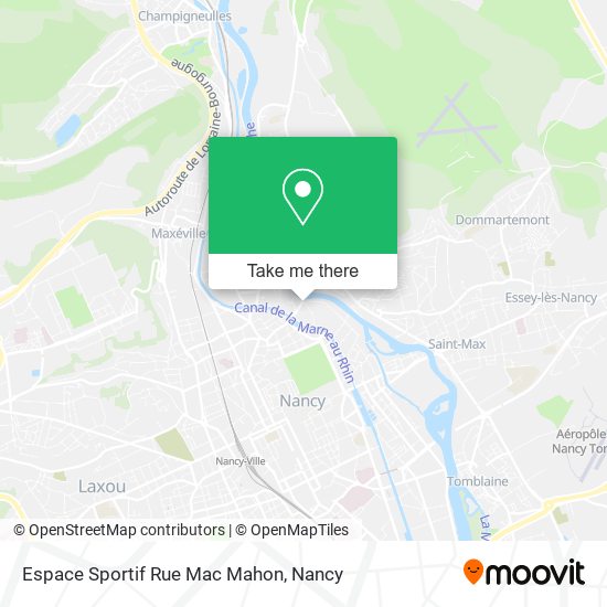 Espace Sportif Rue Mac Mahon map