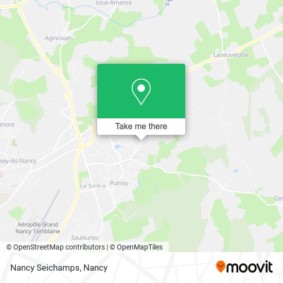 Mapa Nancy Seichamps