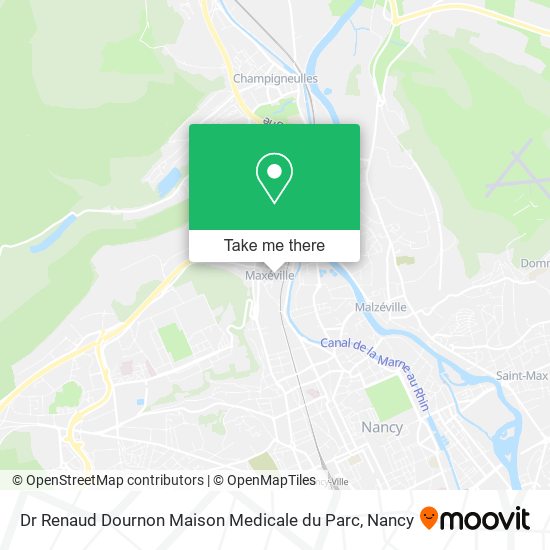 Dr Renaud Dournon Maison Medicale du Parc map