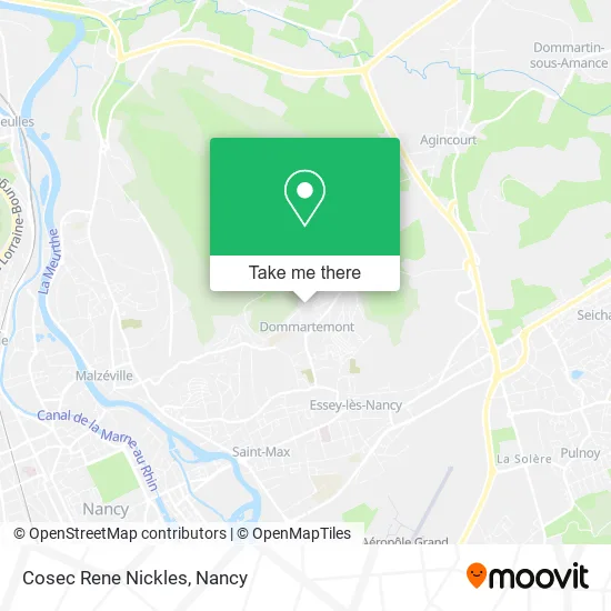 Cosec Rene Nickles map