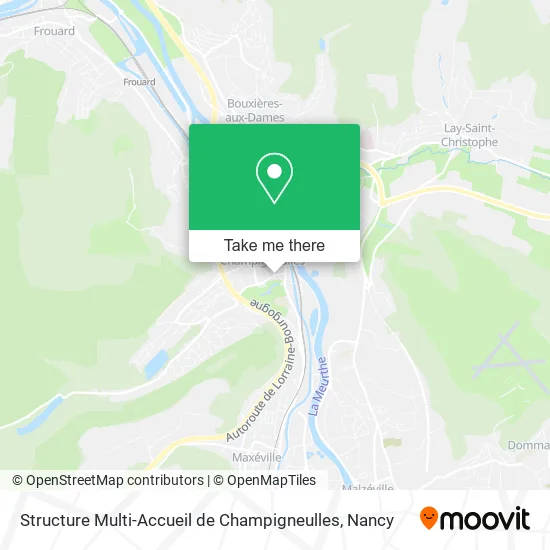 Structure Multi-Accueil de Champigneulles map