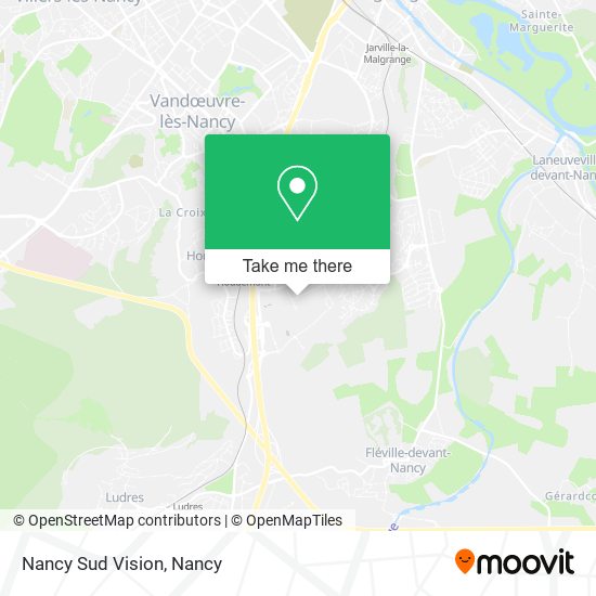 Nancy Sud Vision map