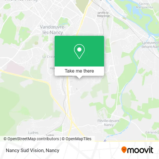 Nancy Sud Vision map