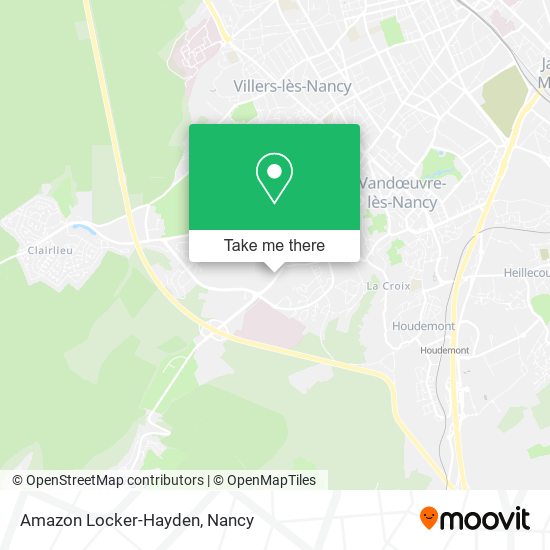 Amazon Locker-Hayden map