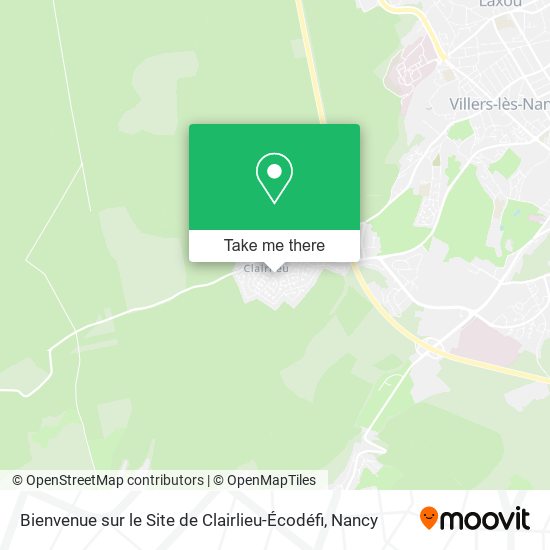 Bienvenue sur le Site de Clairlieu-Écodéfi map