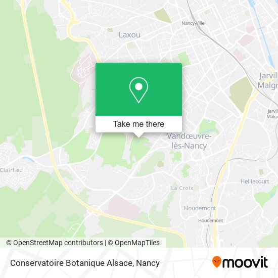 Conservatoire Botanique Alsace map