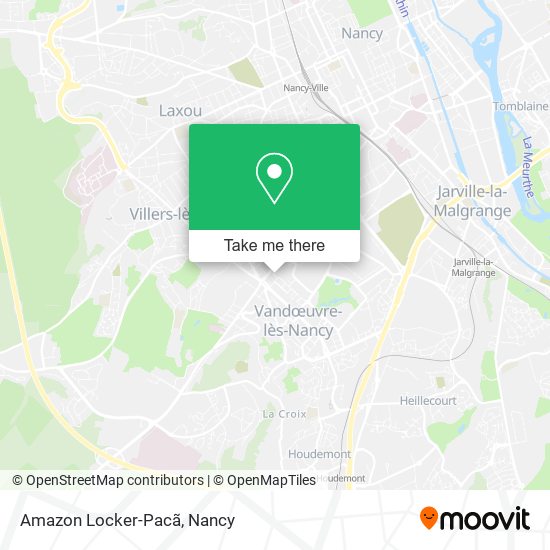 Amazon Locker-Pacã map