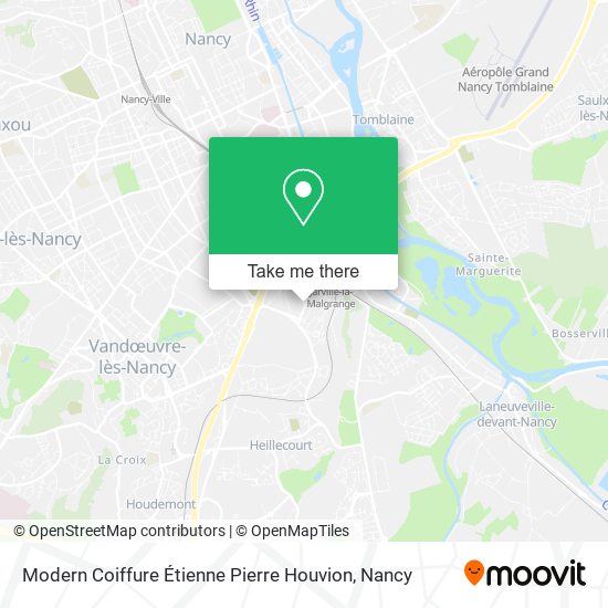 Modern Coiffure Étienne Pierre Houvion map