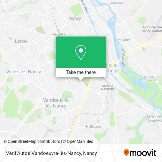 Vérif'Autos Vandoeuvre-lès-Nancy map