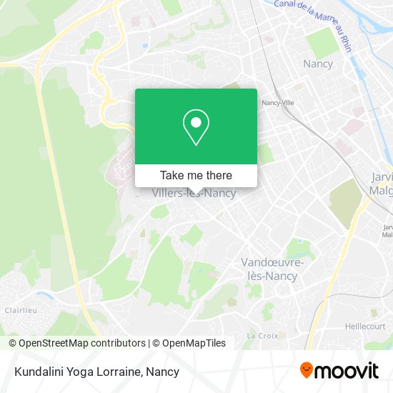 Kundalini Yoga Lorraine map