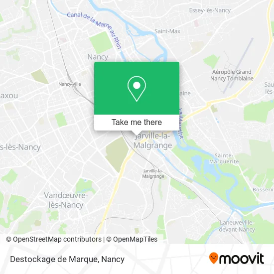 Destockage de Marque map