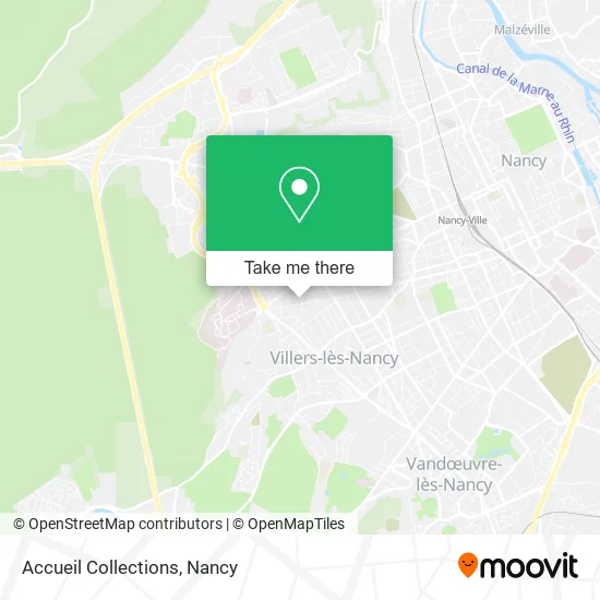 Mapa Accueil Collections
