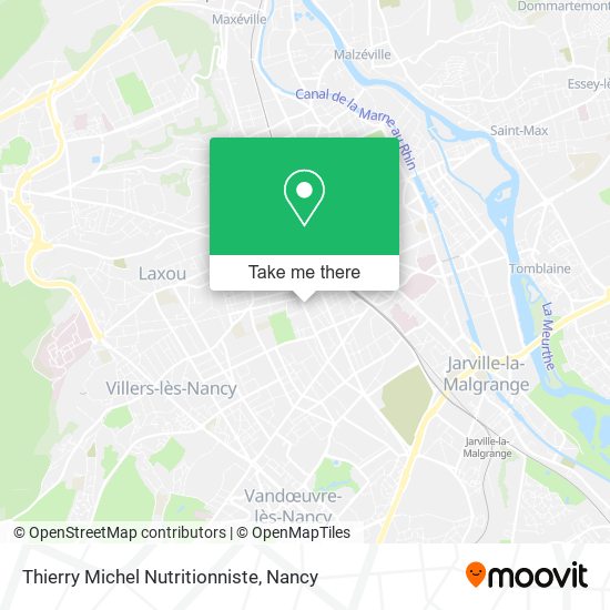 Thierry Michel Nutritionniste map