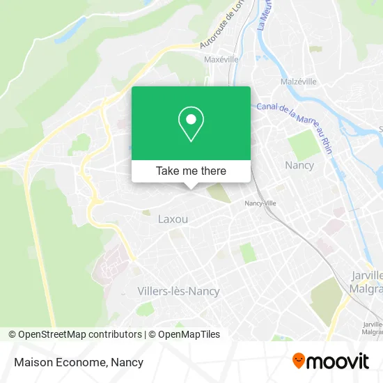 Maison Econome map