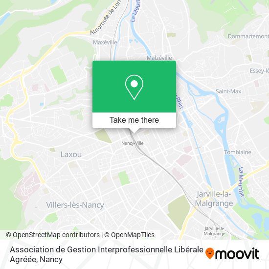 Association de Gestion Interprofessionnelle Libérale Agréée map