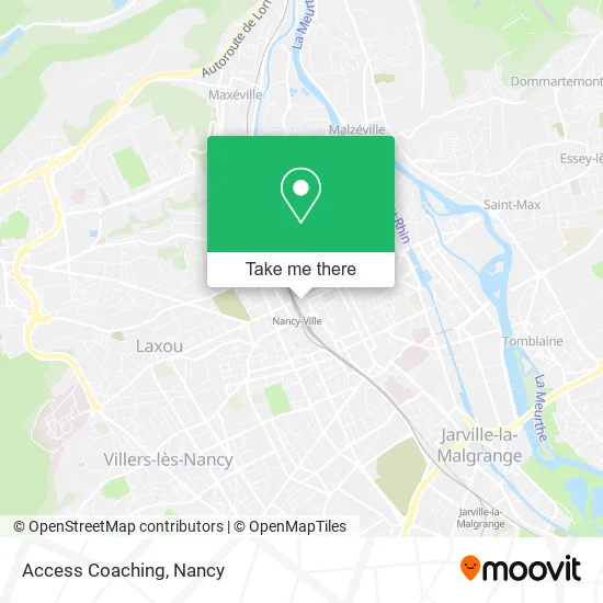 Access Coaching map