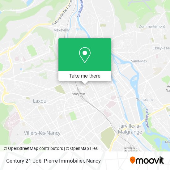 Century 21 Joël Pierre Immobilier map