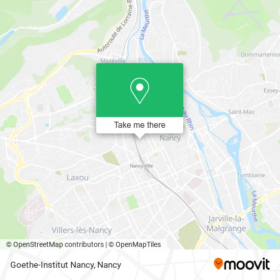Goethe-Institut Nancy map