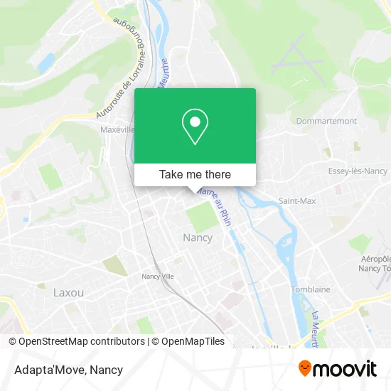 Adapta'Move map