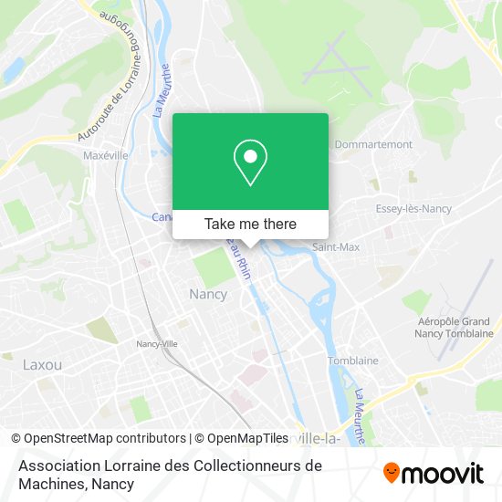 Association Lorraine des Collectionneurs de Machines map