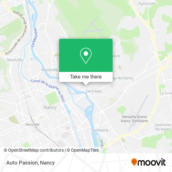 Auto Passion map