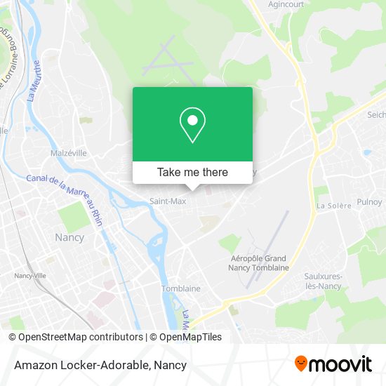 Amazon Locker-Adorable map