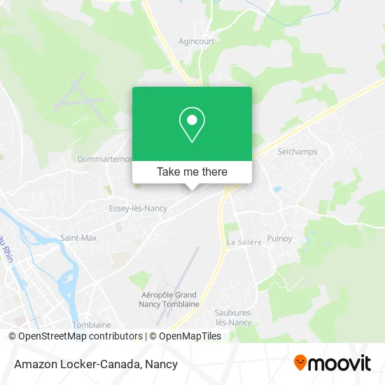 Amazon Locker-Canada map
