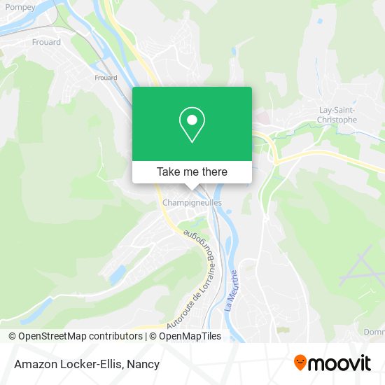 Mapa Amazon Locker-Ellis