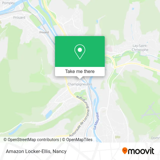Amazon Locker-Ellis map