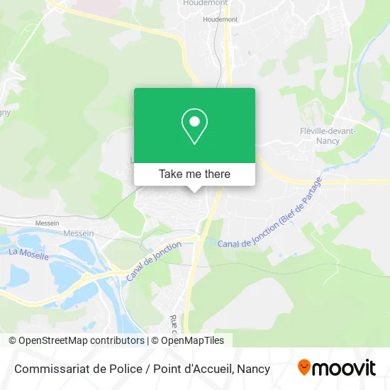 Commissariat de Police / Point d'Accueil map