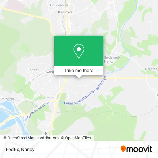 FedEx map