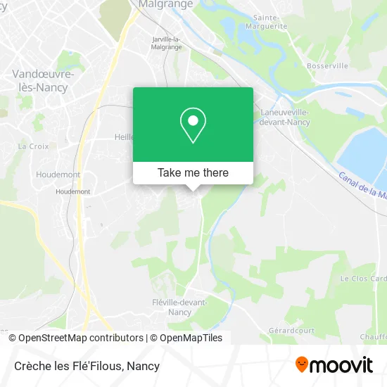 Crèche les Flé'Filous map