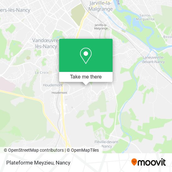 Mapa Plateforme Meyzieu