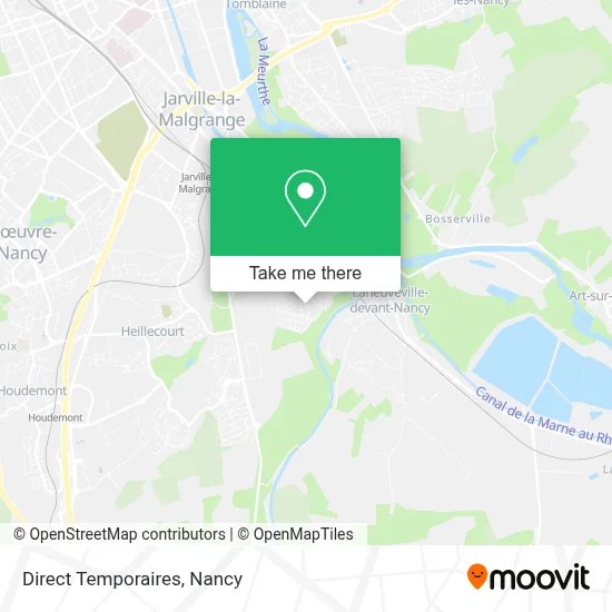 Direct Temporaires map