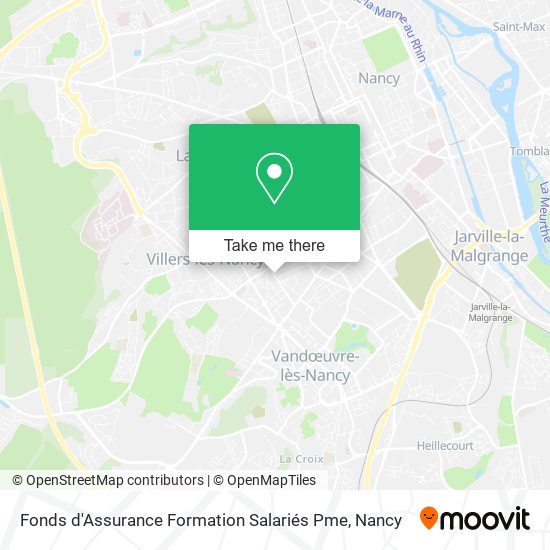 Fonds d'Assurance Formation Salariés Pme map