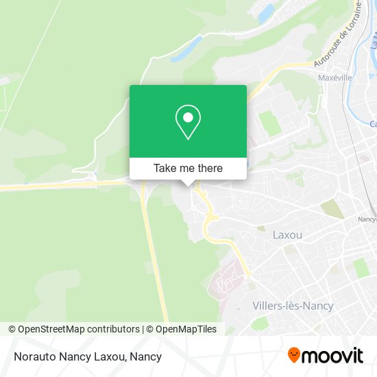 Mapa Norauto Nancy Laxou