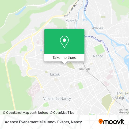 Agence Evenementielle Innov Events map