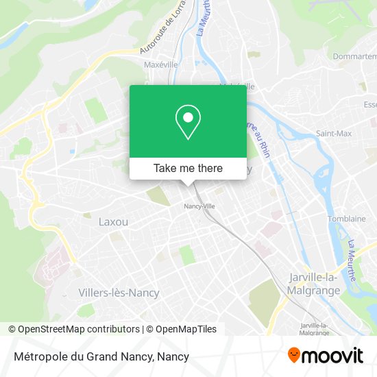 Métropole du Grand Nancy map