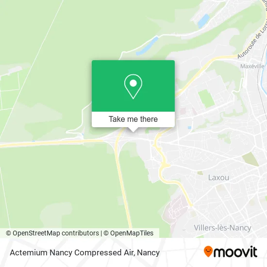 Actemium Nancy Compressed Air map