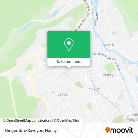 Gingembre-Savoyen map