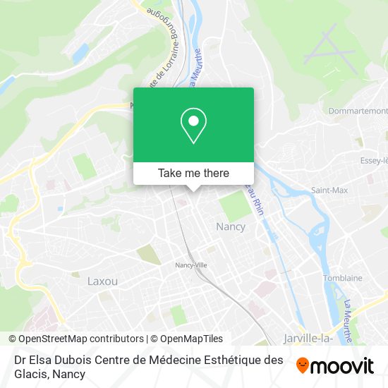 Dr Elsa Dubois Centre de Médecine Esthétique des Glacis map