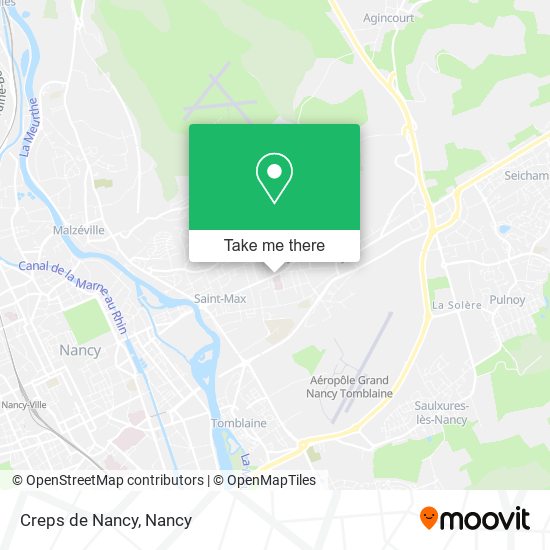 Creps de Nancy map