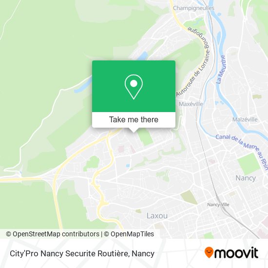 Mapa City'Pro Nancy Securite Routière