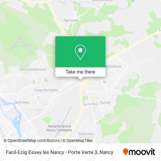 Mapa Facil-Ecig Essey lès Nancy - Porte Verte 3