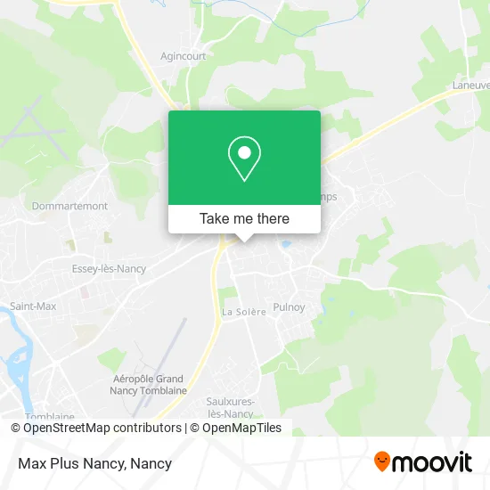 Max Plus Nancy map