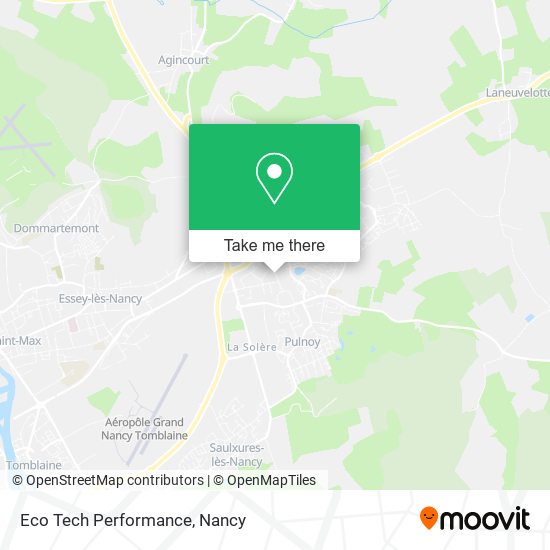 Eco Tech Performance map