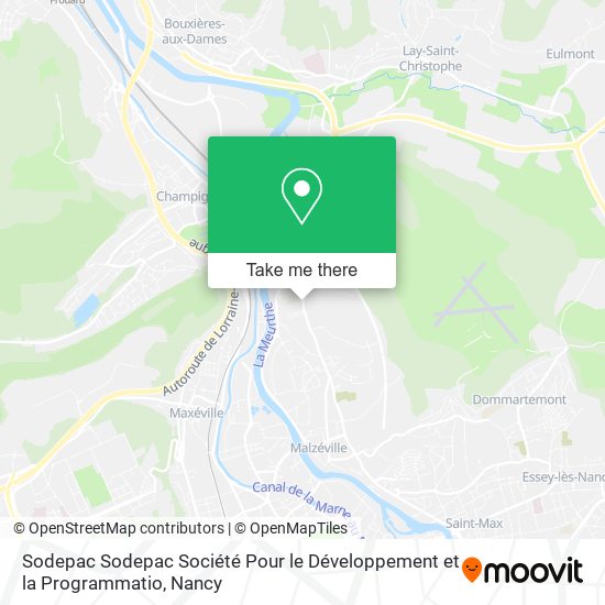 Sodepac Sodepac Société Pour le Développement et la Programmatio map