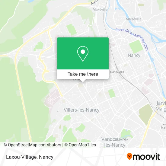 Laxou-Village map