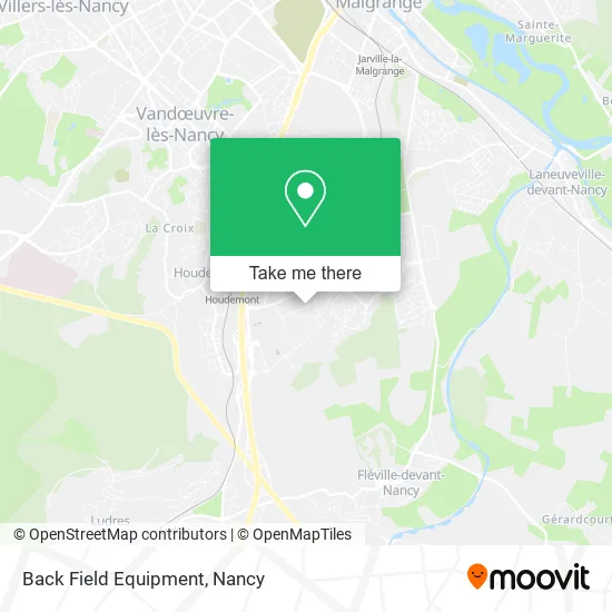 Back Field Equipment map